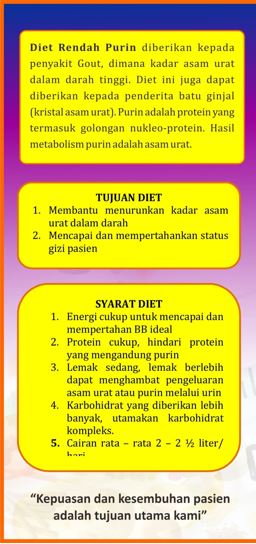 DIET RENDAH PURIN
