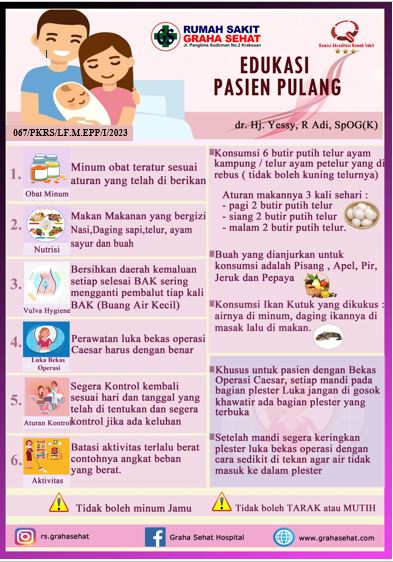 EDUKASI PASIEN PULANG (dr. Yessi)