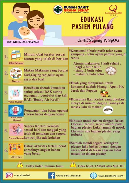 EDUKASI PASIEN PULANG (dr. Sugeng)